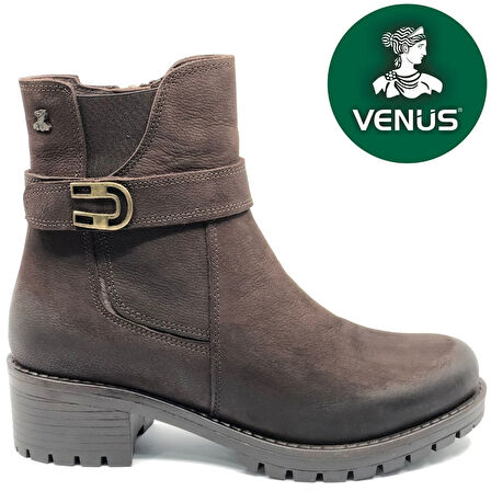 Venüs Dpoons Hakiki Deri Kaymaz Taban Ortopedik Kadın Bot