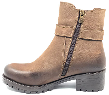 Venüs Dpoons Hakiki Deri Kaymaz Taban Ortopedik Kadın Bot