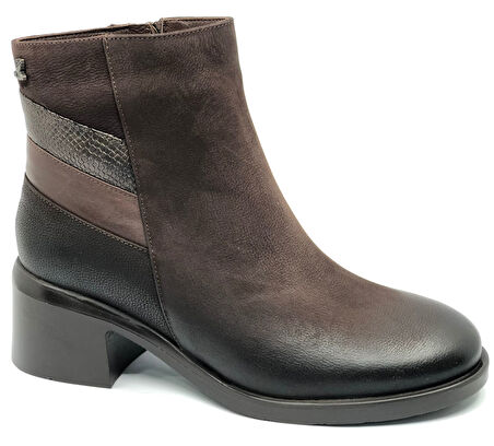 Venüs Brumalis Hakiki Deri Kaymaz Taban Ortopedik Kadın Bot