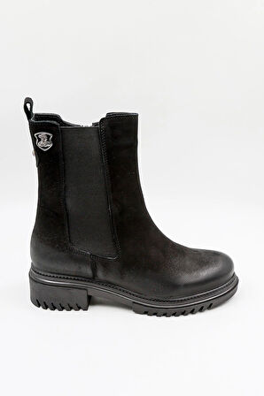 Venüs Kadın Hakiki Deri Yanı Lastikli Kalın Taban Günlük Bot 1950864K