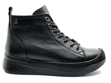 Venüs Pomelo Hakiki Deri Kaymaz Taban Ortopedik Kadın Bot