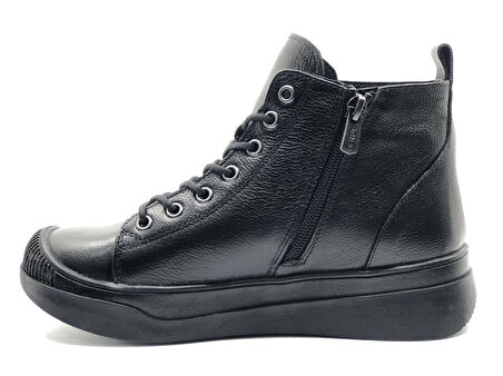 Venüs Pomelo Hakiki Deri Kaymaz Taban Ortopedik Kadın Bot