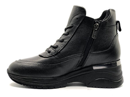 Venüs Rıbes Hakiki Deri Kaymaz Dolgu Taban Ortopedik Kadın Bot