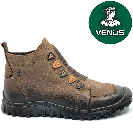 Venüs Nikkoolll Hakiki Deri Kaymaz Taban Ortopedik Kadın Bot