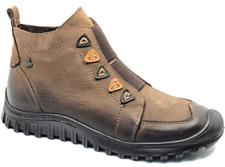 Venüs Nikkoolll Hakiki Deri Kaymaz Taban Ortopedik Kadın Bot