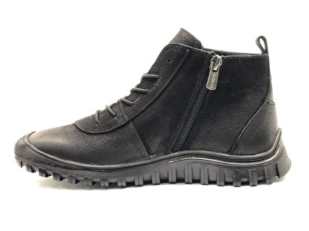 Venüs Punka Hakiki Deri Kaymaz Taban Ortopedik Kadın Bot