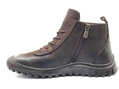 Venüs Punka Hakiki Deri Kaymaz Taban Ortopedik Kadın Bot