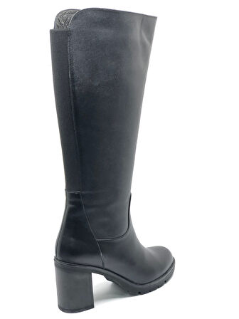 Venüs Jabuka Hakiki Deri Ortopedik Topuklu Kadın Çizme