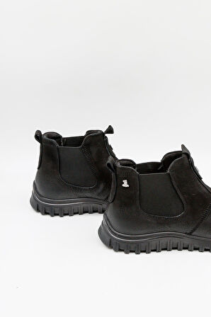 Venüs Kadın Hakiki Deri Günlük Bot 2413555K - Siyah - 36