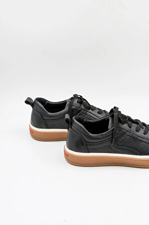 Venüs Kadın Hakiki Deri Bağcıklı Düz Tabanlı Oxford Ayakkabı 25452252K - Siyah - 36