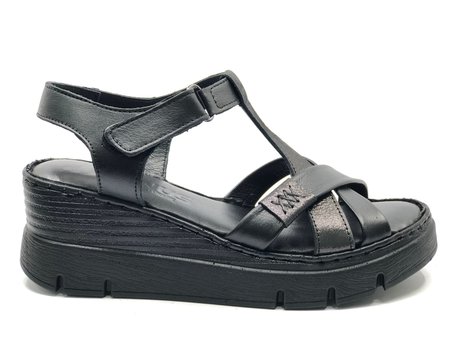 Venüs Boobril Hakiki Deri Comfort Ortopedik Kadın Sandalet