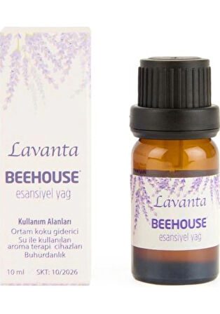 BEEHOUSE Lavanta 3'lü Paket Esansiyel Buhurdanlık Yağı 10 ml X 3 adet