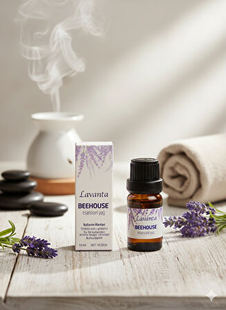 BEEHOUSE Lavanta 3'lü Paket Esansiyel Buhurdanlık Yağı 10 ml X 3 adet