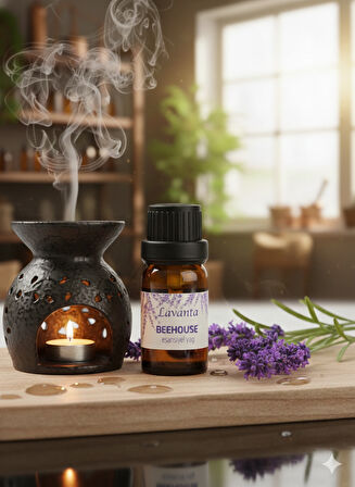 Lavanta Esansiyel Uçucu Koku Yağı Buhurdanlık Yağı Difüzör Esansı Ortam Kokusu 10 m