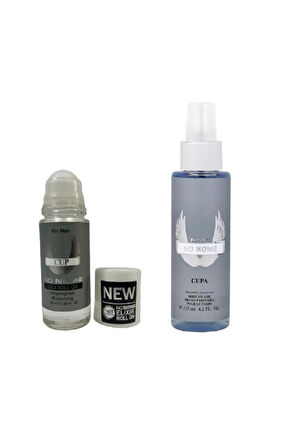 No Nome Deo Roll-On Man Cup 40 ml + Man Cupa Body Splash 125ml Erkek Vücut Spreyi 125 ml 2'li Set