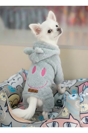 Kedi - Köpek Welsoft Peluş Kışlık Bacaklı Sweat - Pijama - Kıyafet