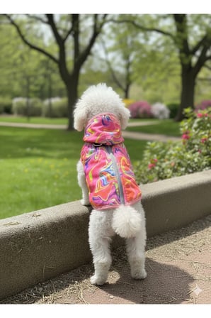 Kedi - Köpek Su Geçirmez Yelek Yağmurluk - Kıyafet - Mont - Sweat