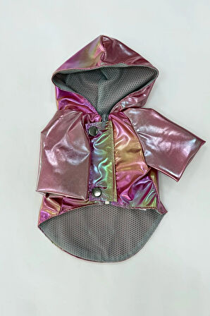 Patilinka Kedi Köpek Kışlık Kıyafet– Kırmızı Kapüşonlu Yağmurluk