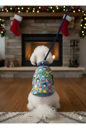 Kedi - Köpek İçi Şardonlu - Boğazlı Kışlık Sweat - Kıyafet - Mont - Yelek - Yağmurluk