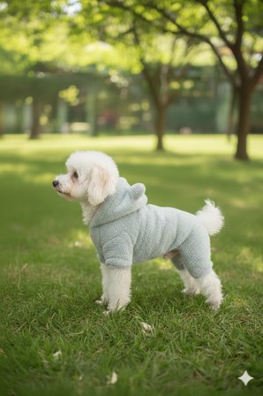 Kedi - Köpek Welsoft Peluş Kışlık Bacaklı Sweat - Pijama - Kıyafet - Mont - Yelek