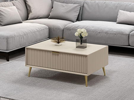 Kale Luxe Orta Sehpa - Kumtaşı