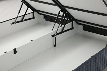 Safir Bazalı Karyola - Antrasit 140x200