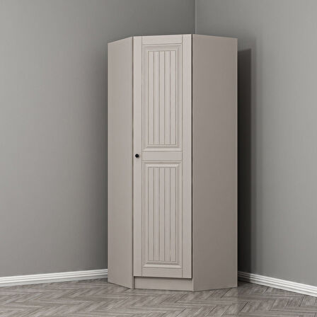 Kale 1 Kapaklı Köşe Dolap Kumtaşı Mebran Kumtaşı İlkbahar 190CM