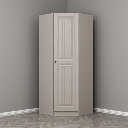 Kale 1 Kapaklı Köşe Dolap Kumtaşı Mebran Kumtaşı İlkbahar 190CM