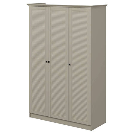 Kale 3 Kapaklı 2Ç Taçlı Dolap Kumtaşı Mebran Panjur Kumtaşı 190CM