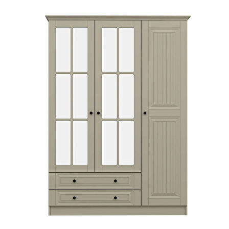 Kale 3 Kapaklı 2Ç Taçlı Dolap Kumtaşı Mebran İlkbahar Kumtaşı 190CM