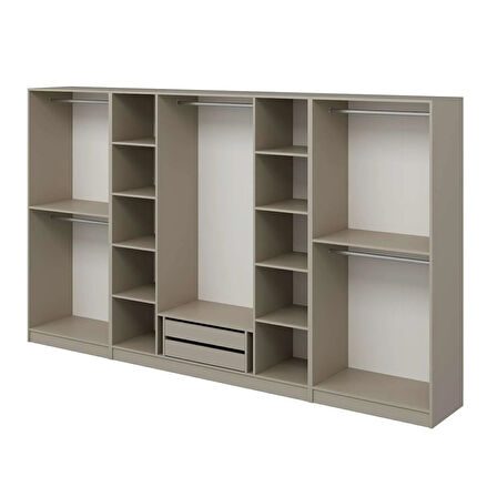 Kale 8 Kapaklı 2Ç Taçlı Dolap Kumtaşı Mebran İlkbahar Kumtaşı 210CM