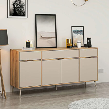 Elina Ayaklı Konsol - Dore/Kumtaşı