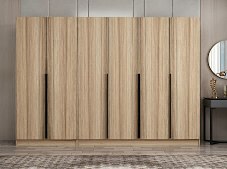 Kale Plus 6 Kapaklı 2Ç Dolap Dore Plus Dore 190CM