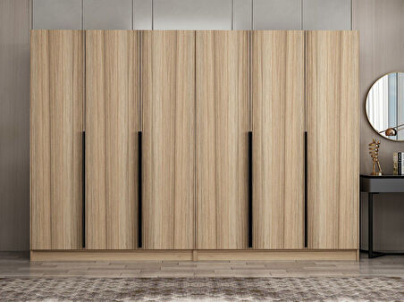 Kale Plus 6 Kapaklı 4Ç Dolap Dore Plus Dore 190CM