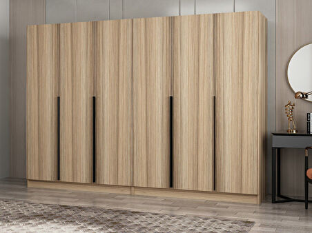 Kale Plus 6 Kapaklı 4Ç Dolap Dore Plus Dore 190CM