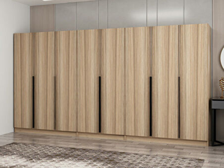 Kale Plus 8 Kapaklı 4Ç Dolap Dore Plus Dore 190CM