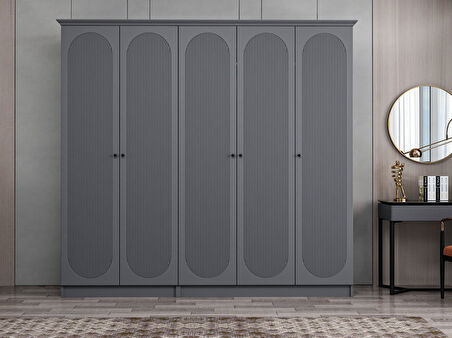 Kale 5 Kapak 2 Çek Dolap Antr - Mbrn Defne Antr 190CM