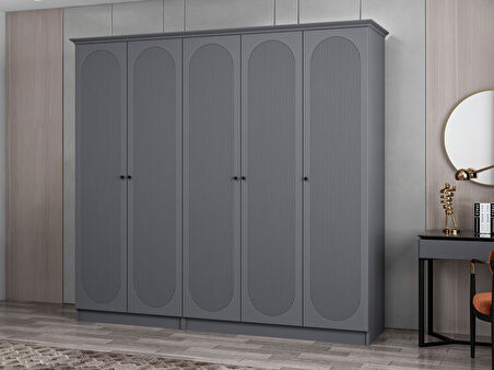 Kale 5 Kapak 2 Çek Dolap Antr - Mbrn Defne Antr 190CM