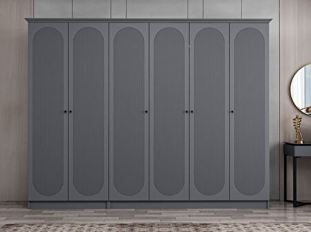 Kale 6 Kapak 2 Çek Dolap Antr - Mbrn Defne Antr 190CM