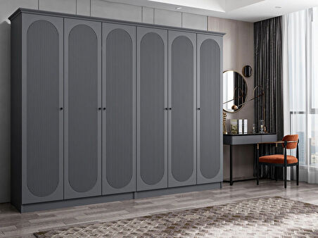 Kale 6 Kapak 4 Çek Dolap Antr - Mbrn Defne Antr 190CM