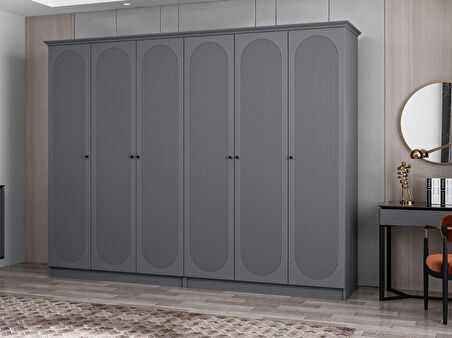 Kale 6 Kapak 4 Çek Dolap Antr - Mbrn Defne Antr 190CM