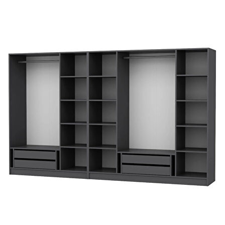 Kale 7 Kapak 4 Çek Dolap Antr - Mbrn Defne Antr 190CM