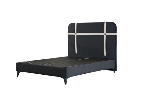 Elina Baza Başlık Antrasit Ayak - Pixel650 150x200