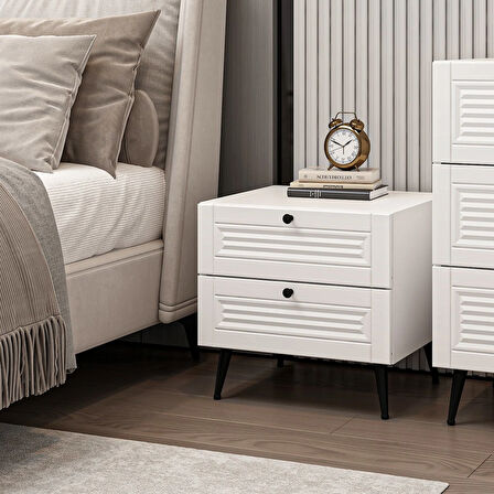 Minar Kale Komodin Pandora Beyaz/Beyaz