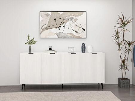 Minar Kale Konsol Plus Beyaz/Beyaz