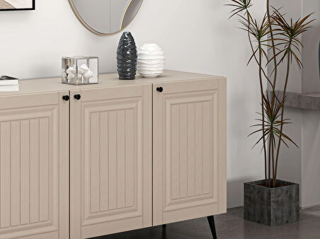 Minar Kale Aynalı Konsol İlkbahar Kumtaşı/Kumtaşı