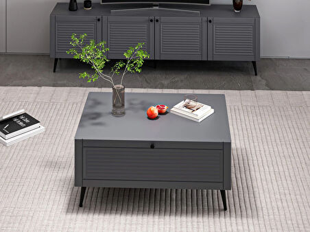 Minar Kale Orta Sehpa Pandora Antrasit/Antrasit