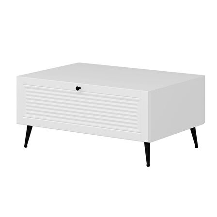 Minar Kale Orta Sehpa Pandora Beyaz/Beyaz