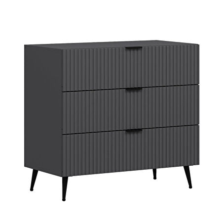 Minar Kale Şifonyer Plus Antrasit/Antrasit