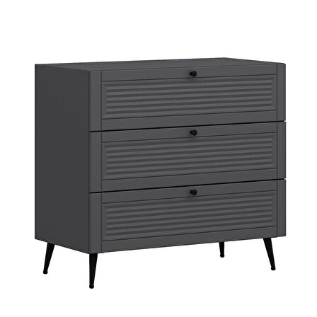 Minar Kale Şifonyer Pandora Antrasit/Antrasit